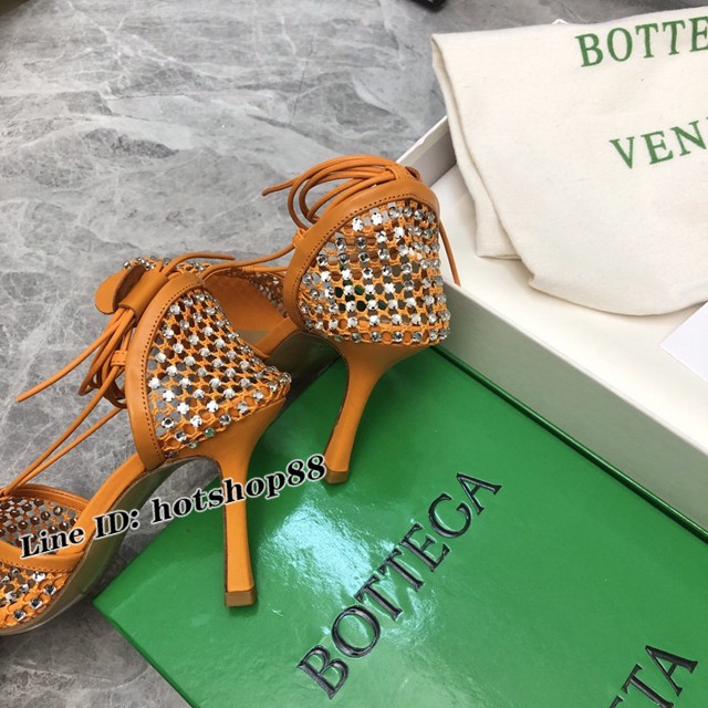 BOTTEGA VENETA高端時尚女鞋 寶緹嘉22春夏新款網紗高跟鞋 dx3526